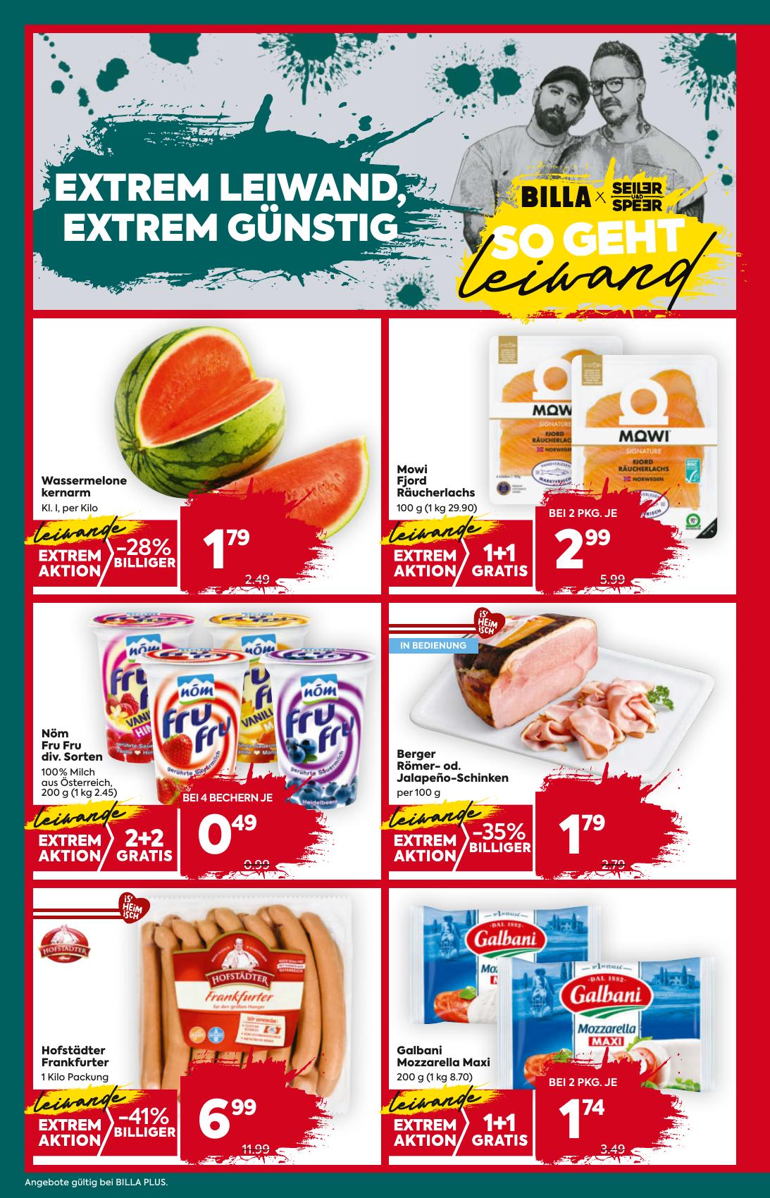 Billa Plus flyer page