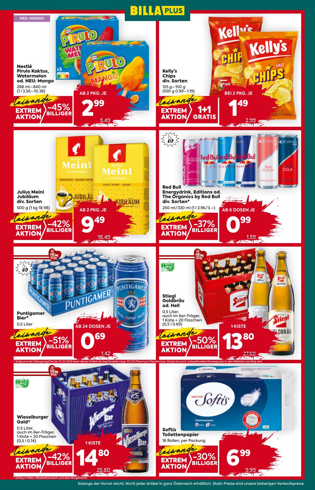 Billa Plus flyer page