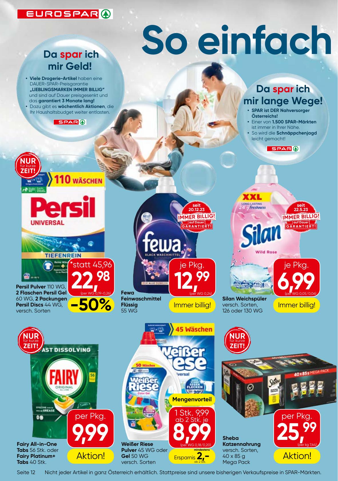 Eurospar flyer page