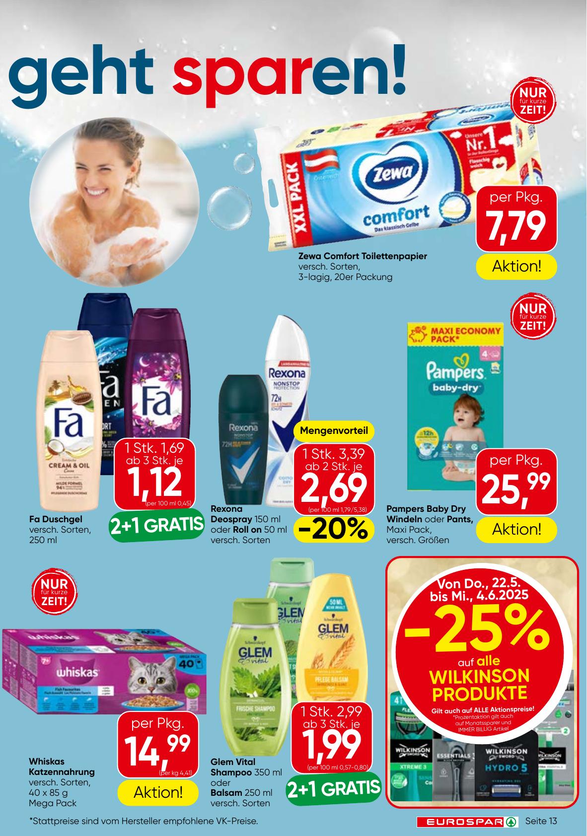 Eurospar flyer page