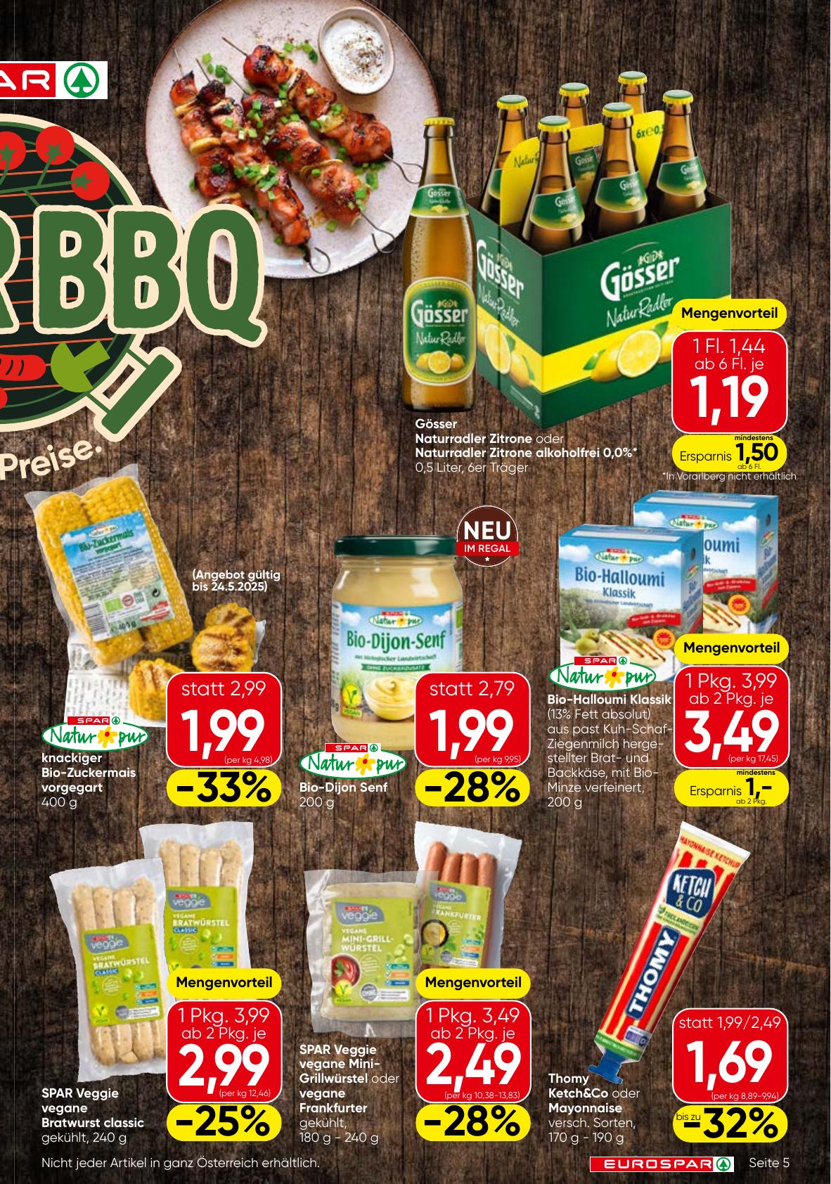 Eurospar flyer page