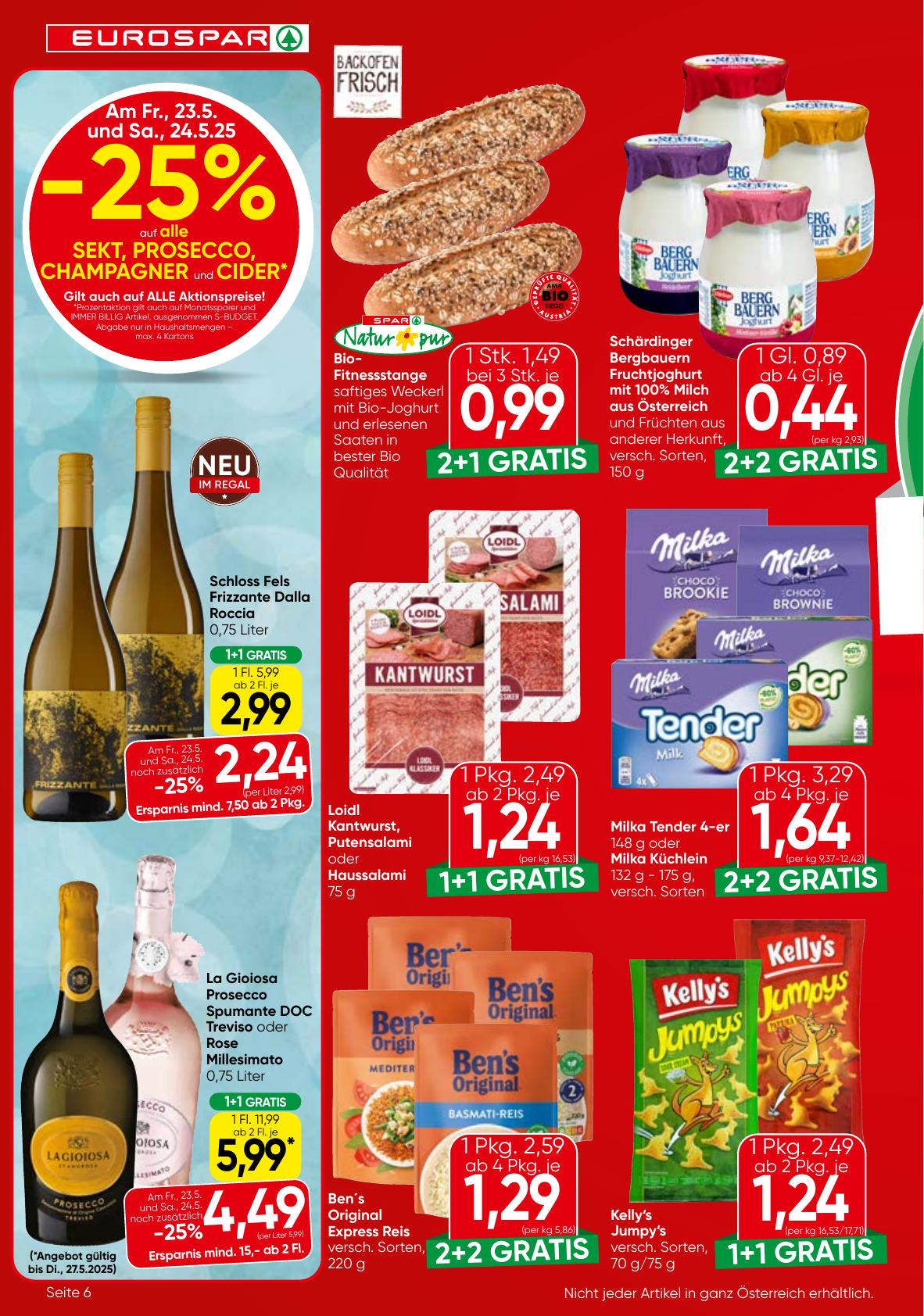 Eurospar flyer page