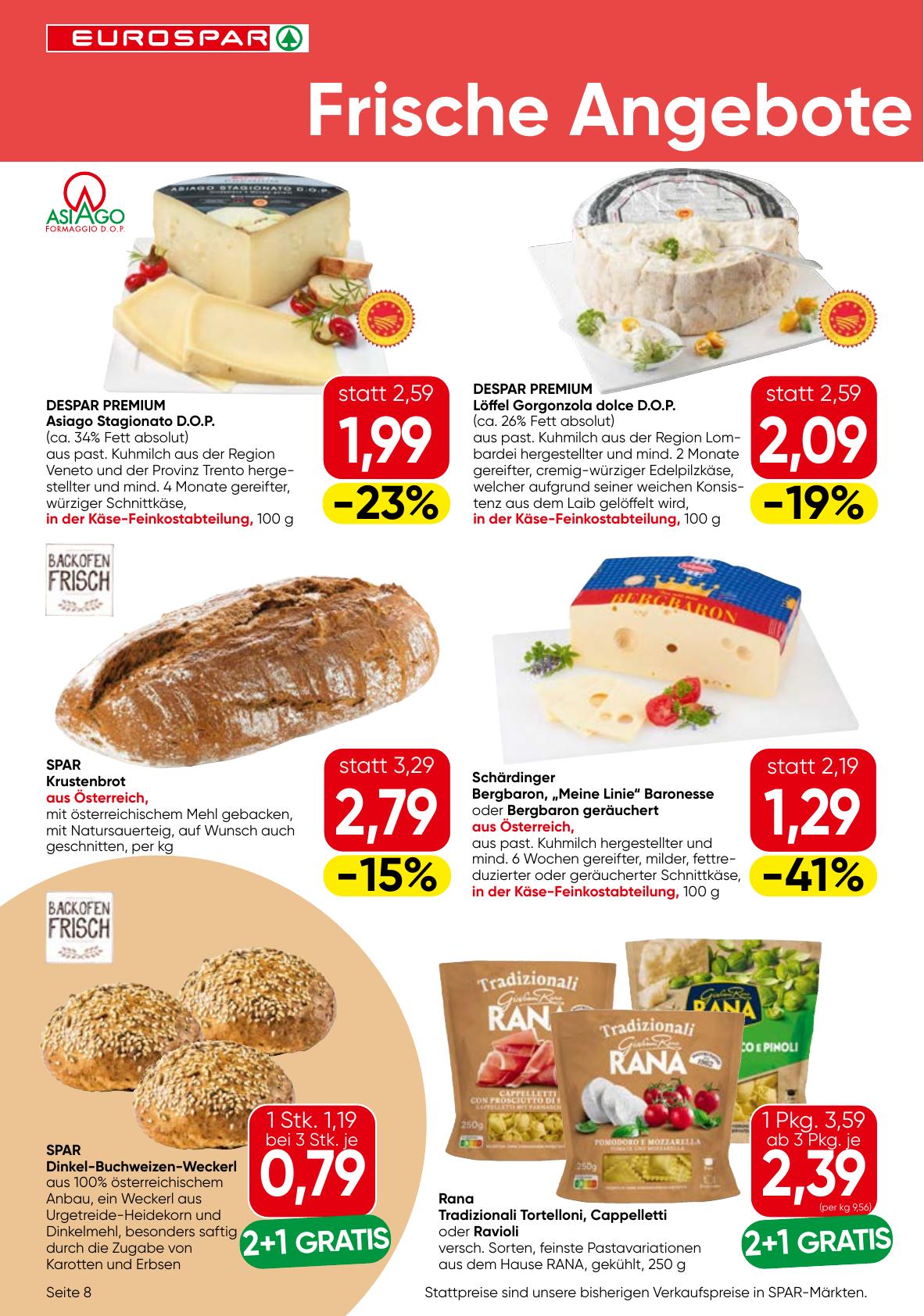 Eurospar flyer page