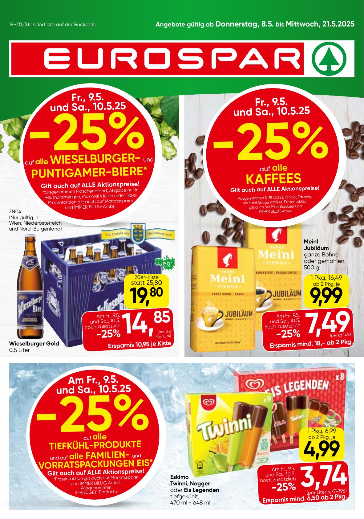 Eurospar flyer page