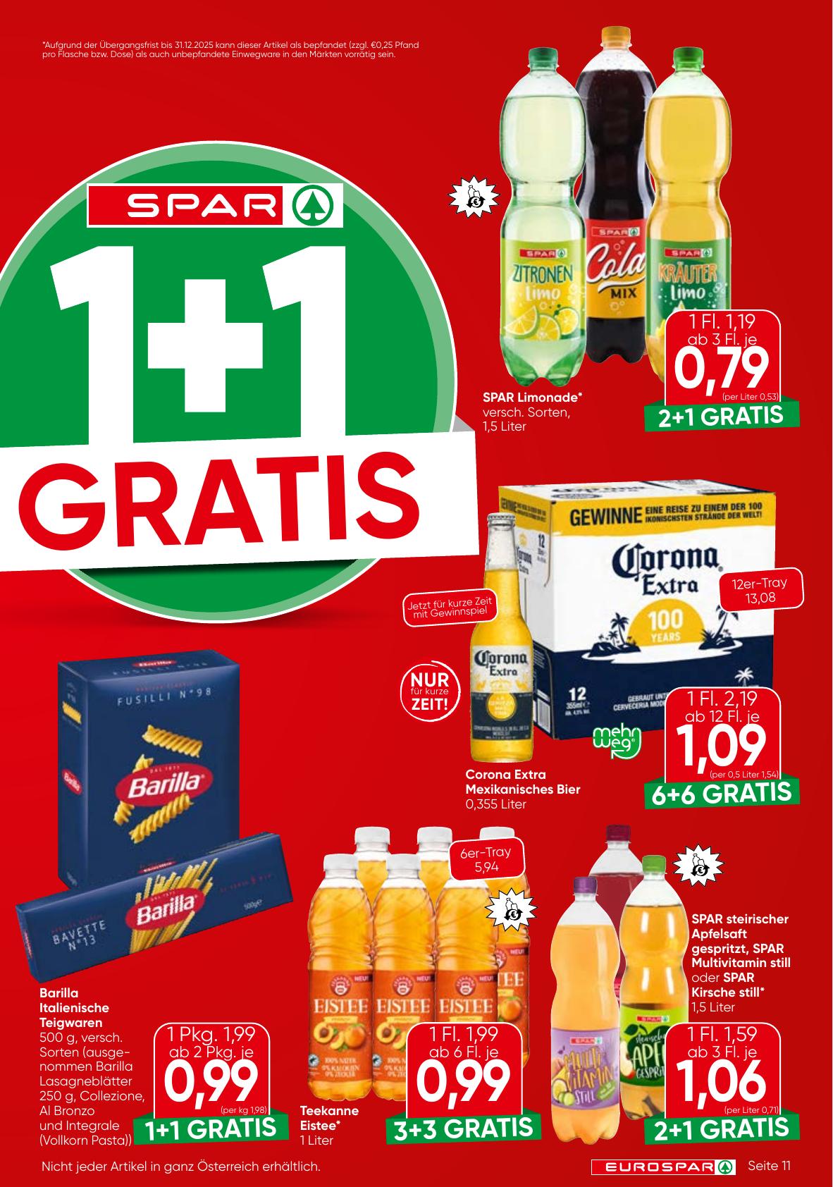 Eurospar flyer page
