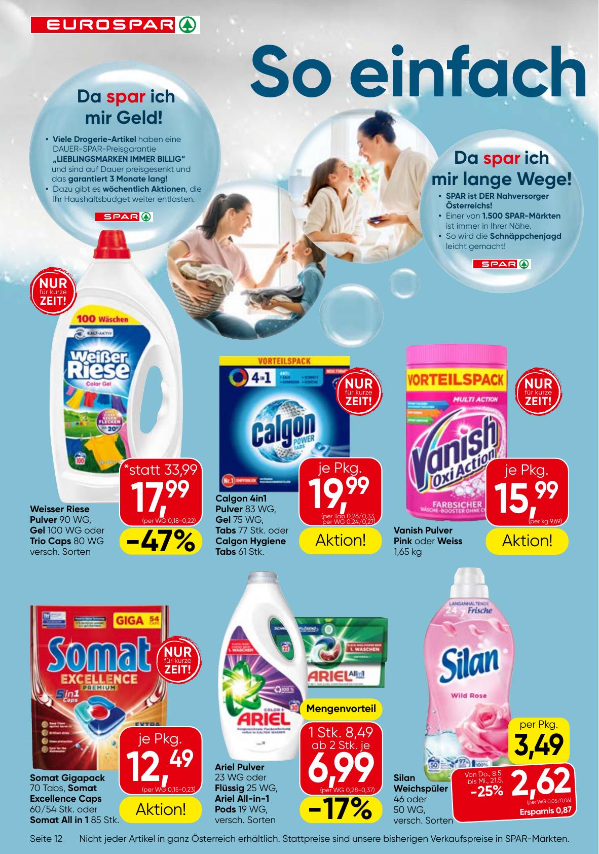 Eurospar flyer page