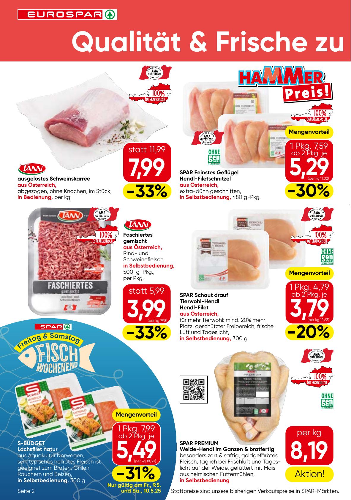 Eurospar flyer page