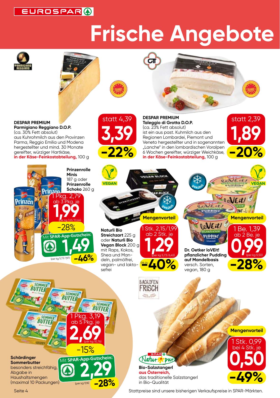 Eurospar flyer page
