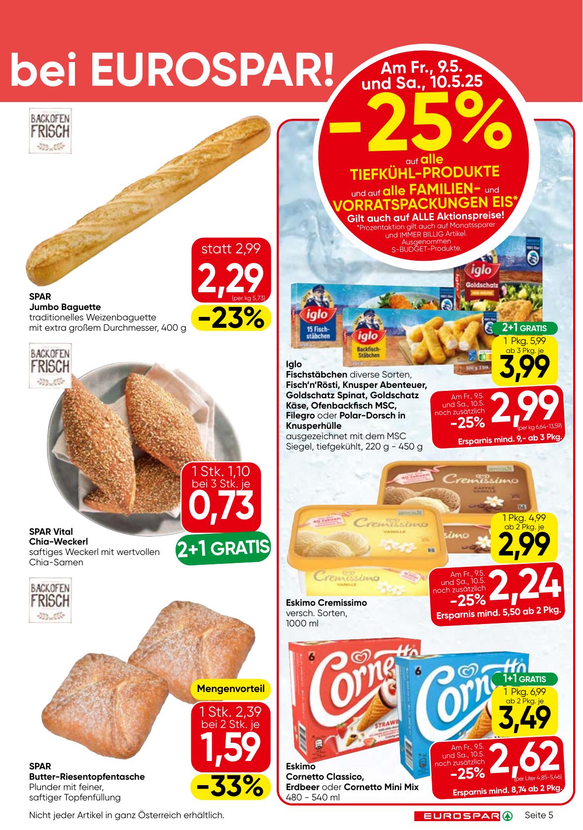 Eurospar flyer page