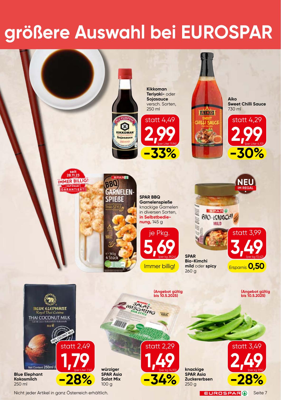 Eurospar flyer page
