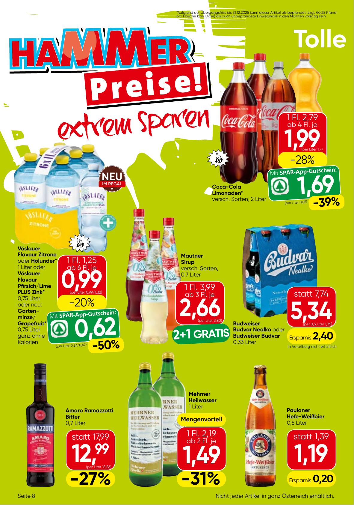 Eurospar flyer page