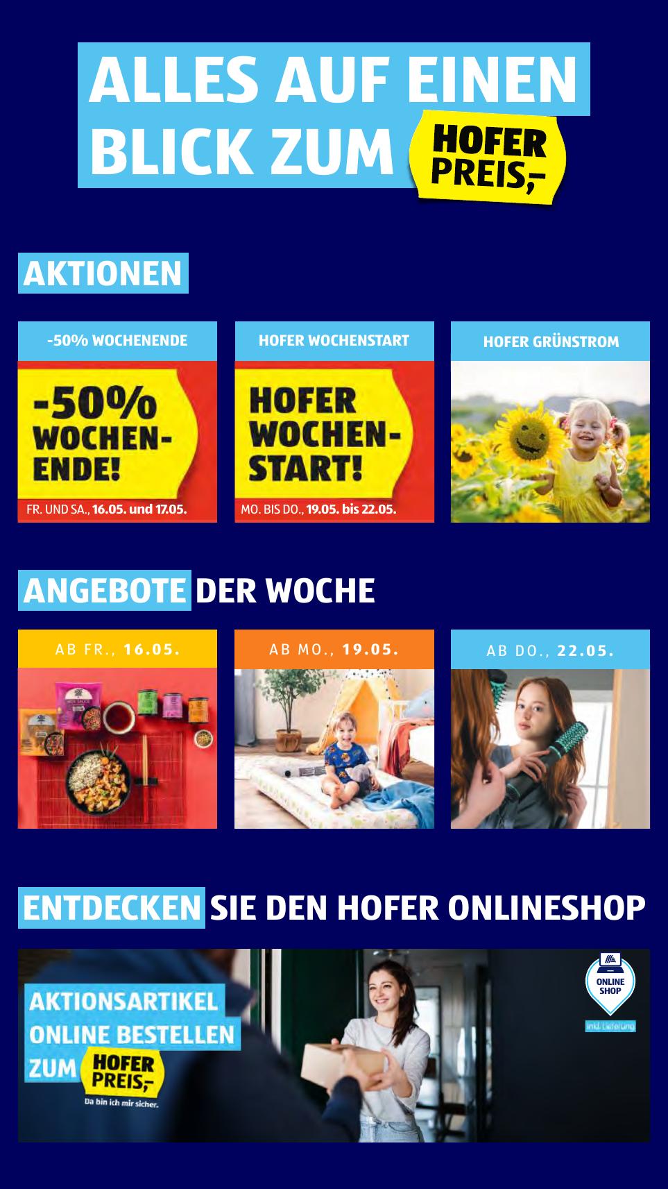 Hofer flyer page