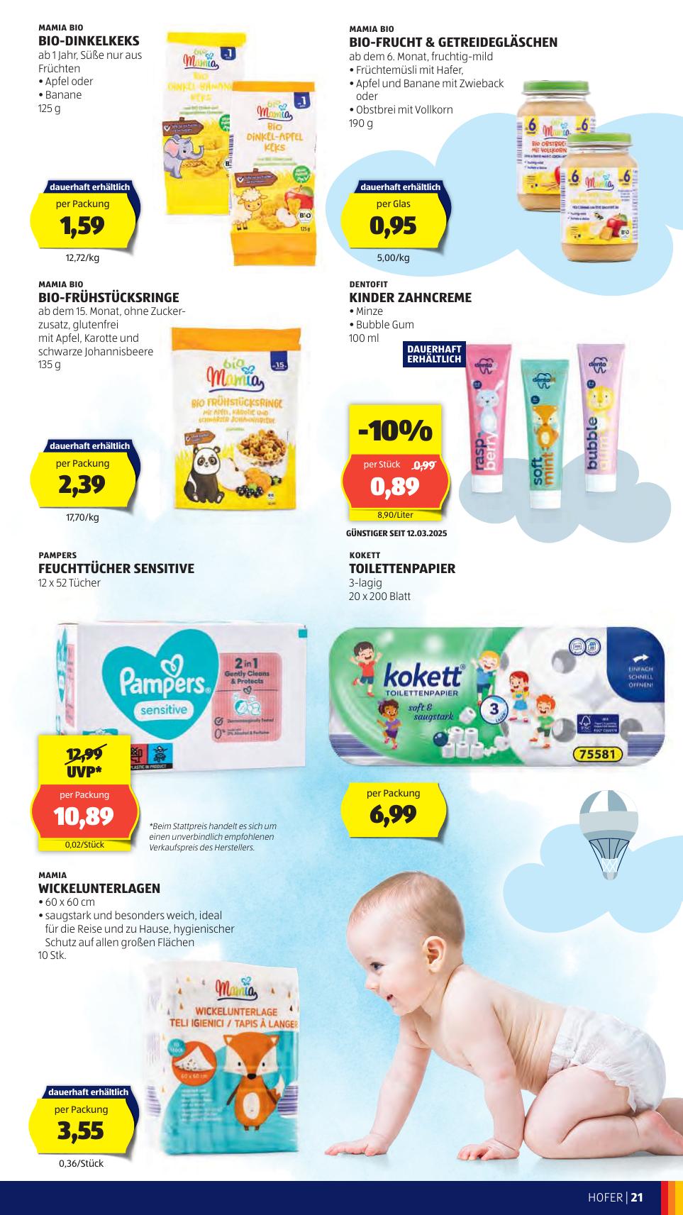 Hofer flyer page
