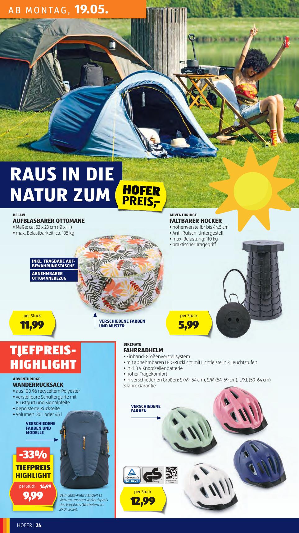 Hofer flyer page
