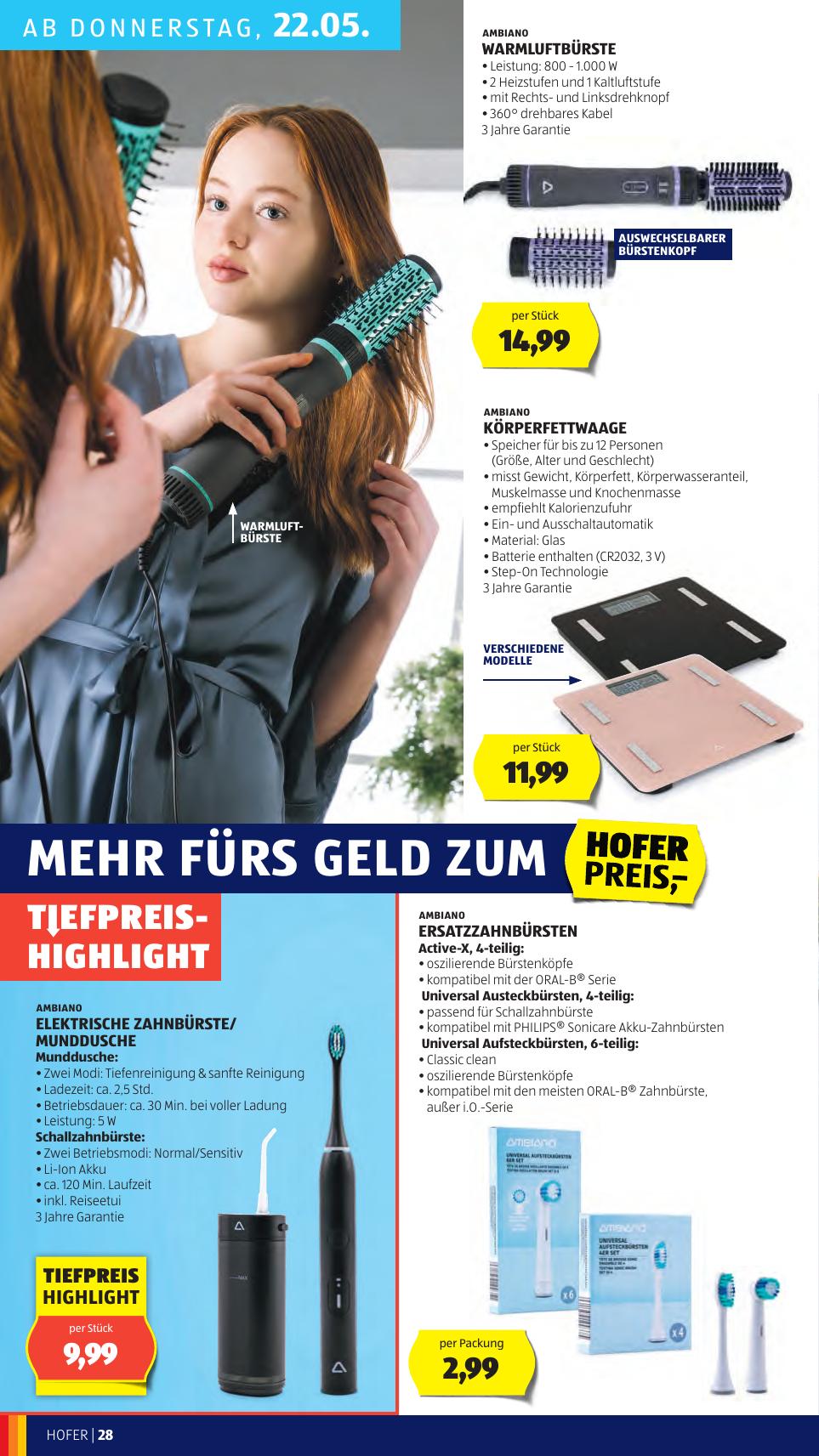 Hofer flyer page