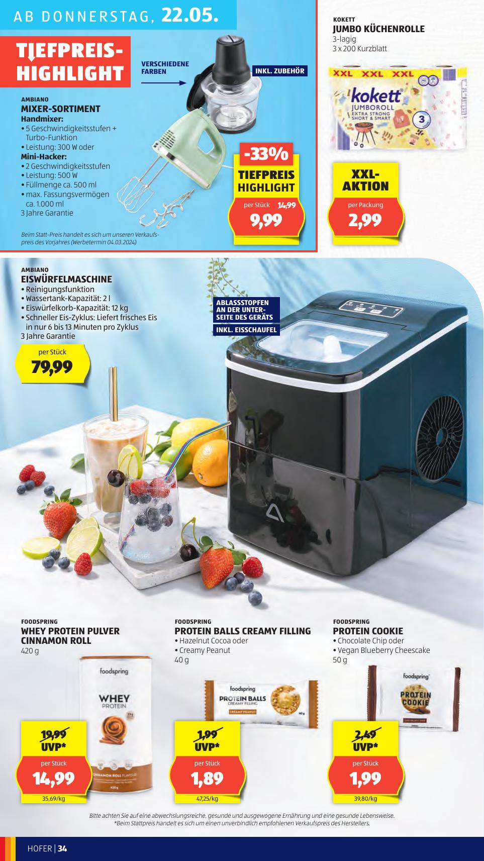 Hofer flyer page