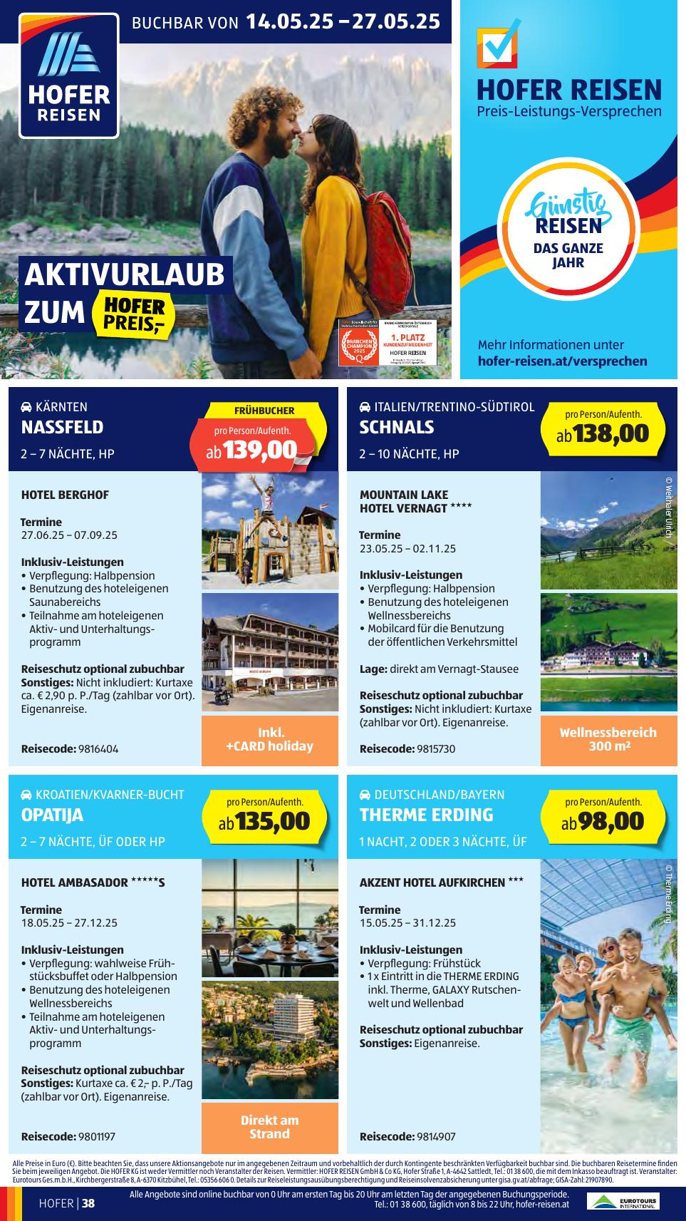 Hofer flyer page