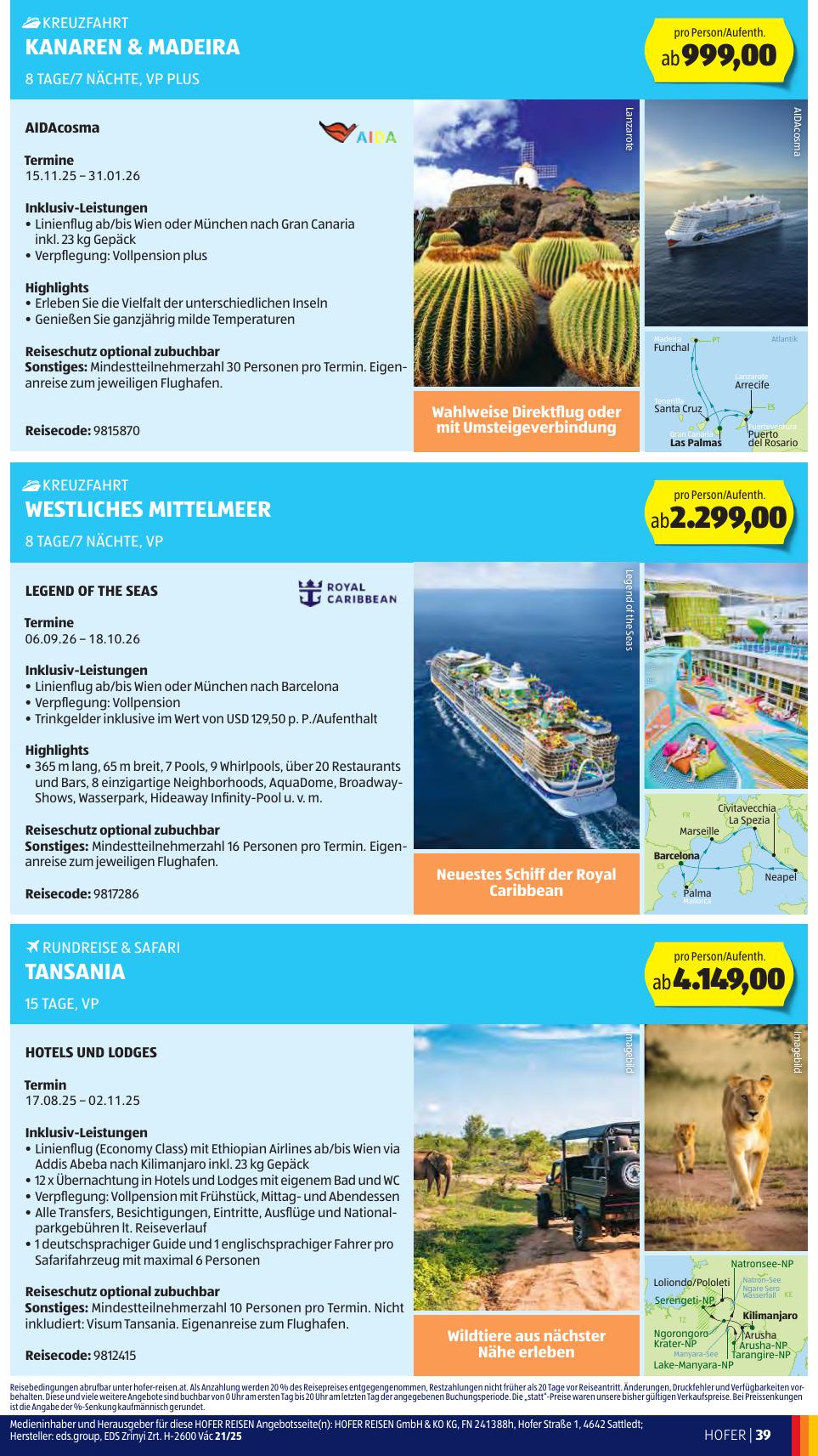 Hofer flyer page