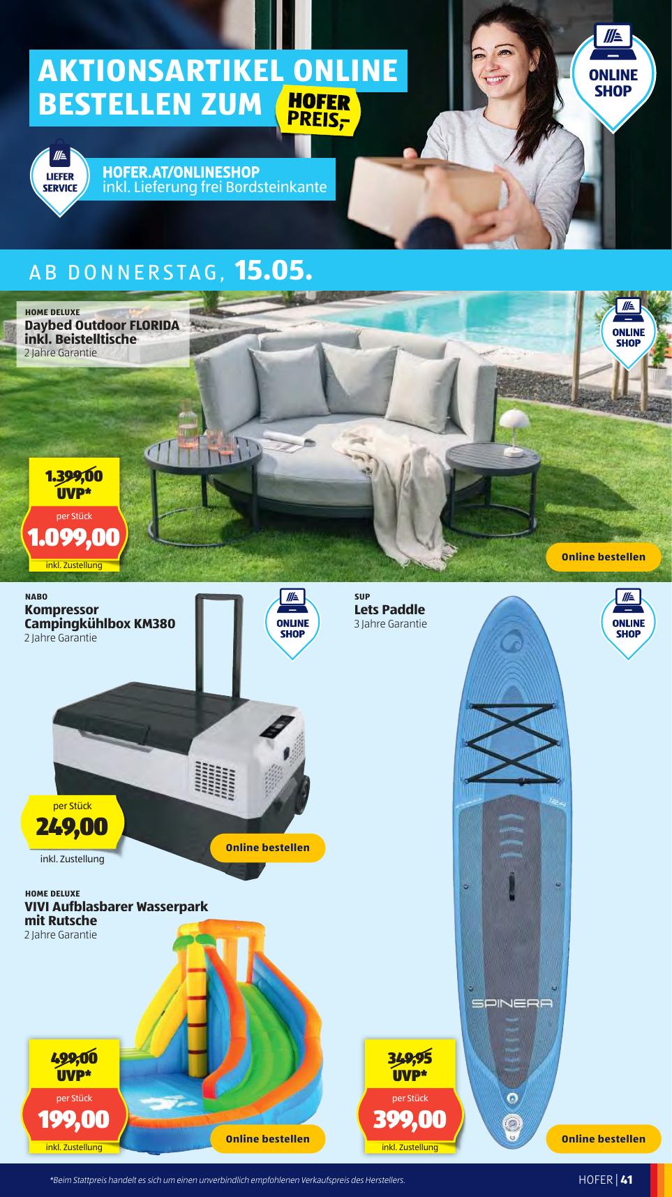 Hofer flyer page
