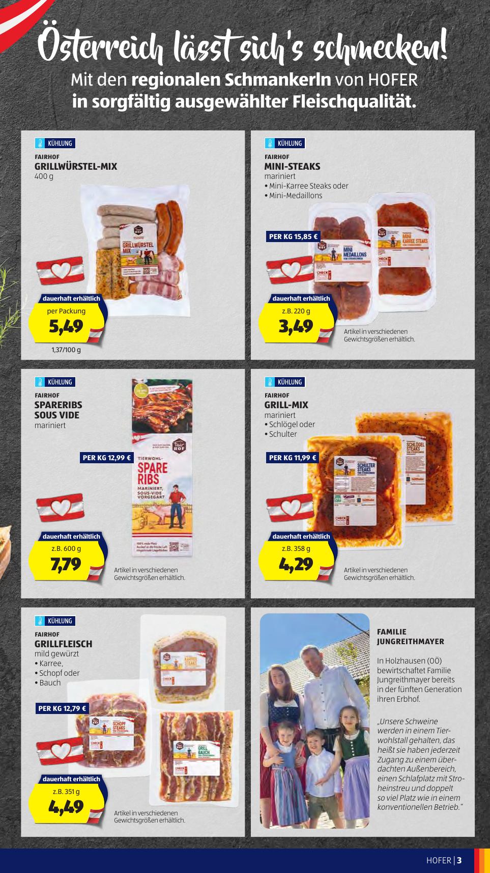 Hofer flyer page