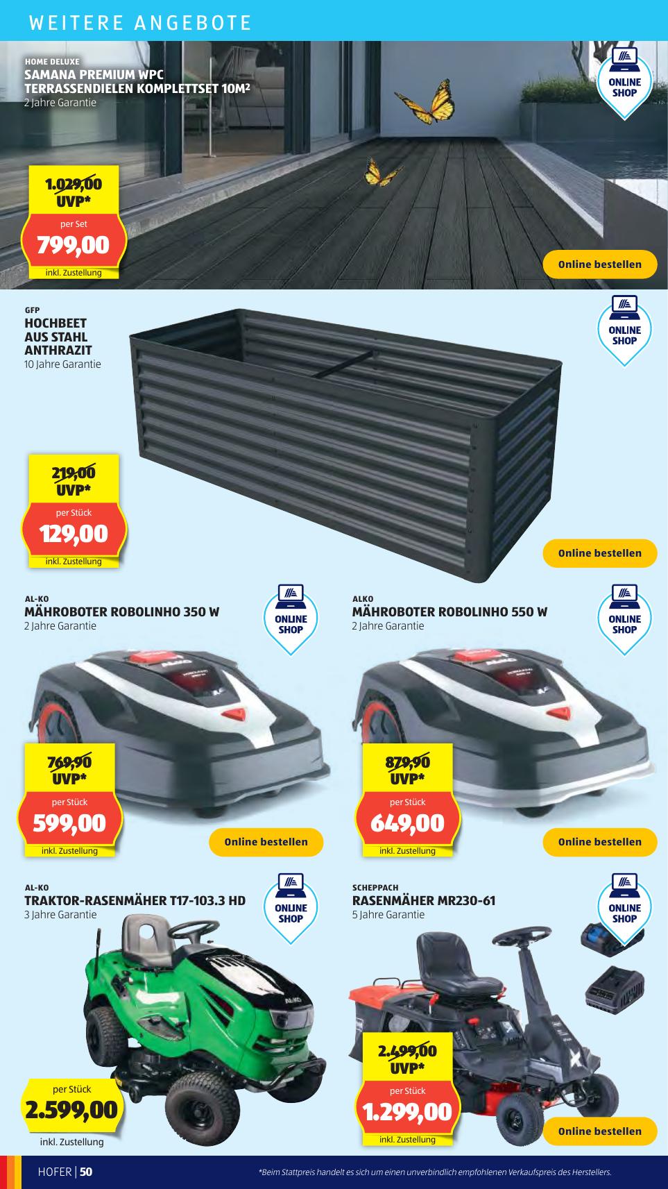 Hofer flyer page