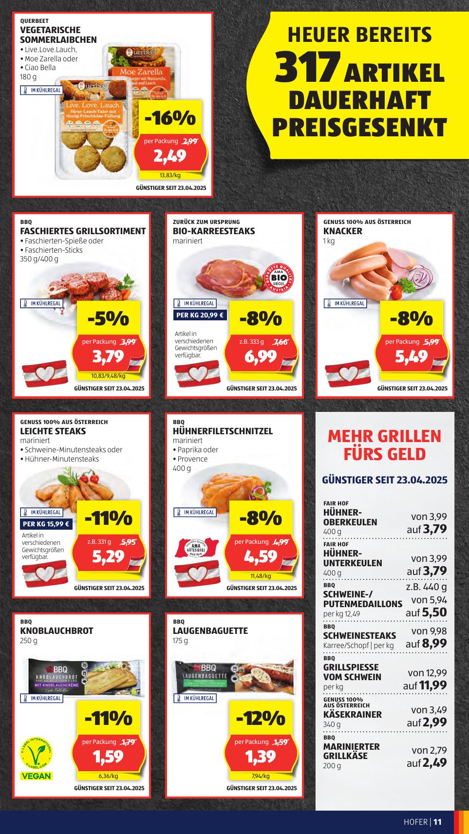 Hofer flyer page