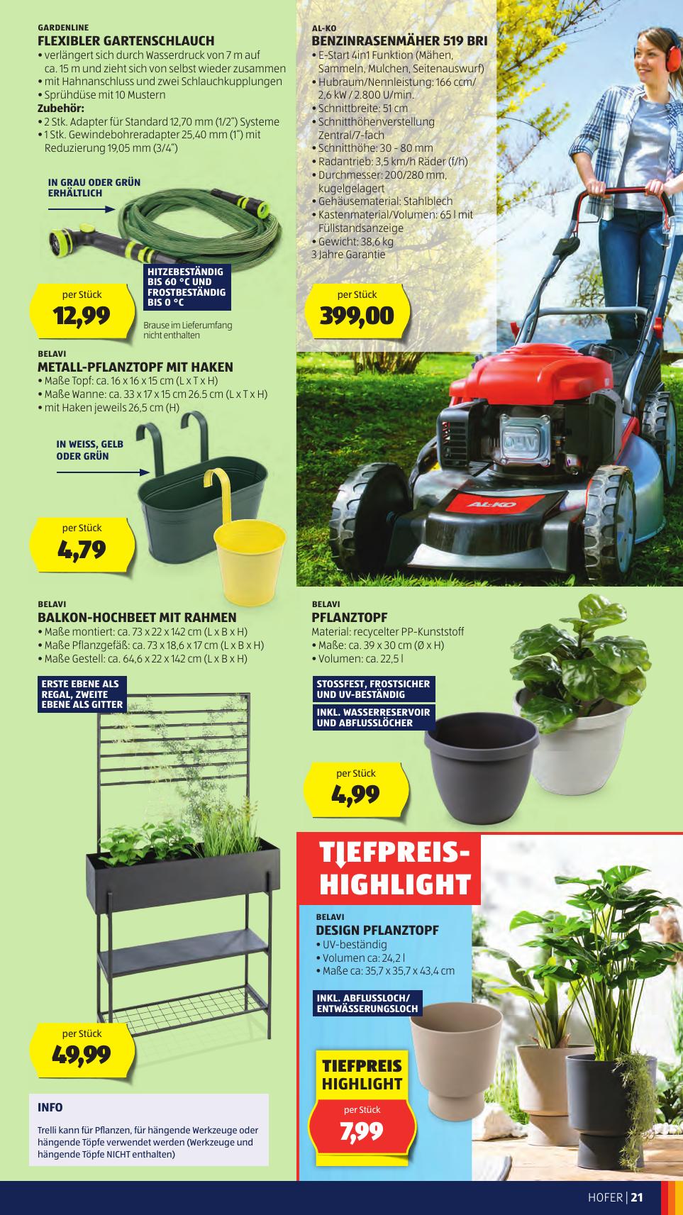 Hofer flyer page