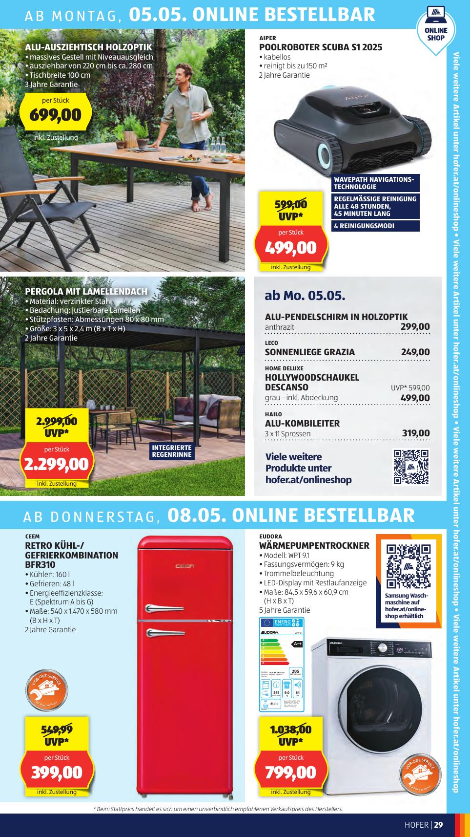 Hofer flyer page