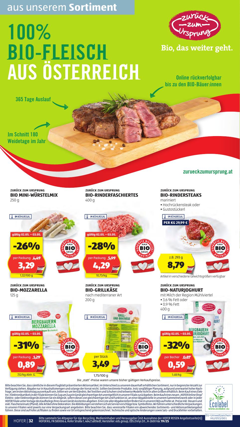 Hofer flyer page