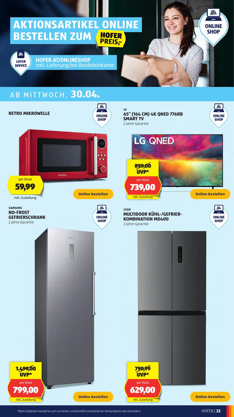 Hofer flyer page
