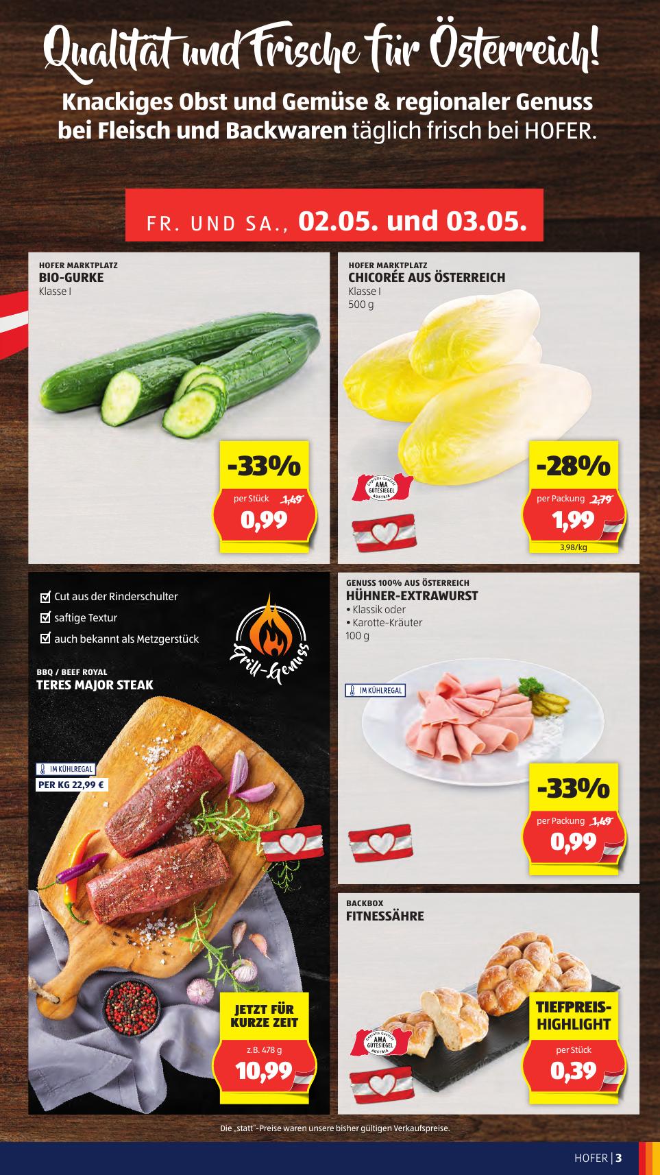 Hofer flyer page