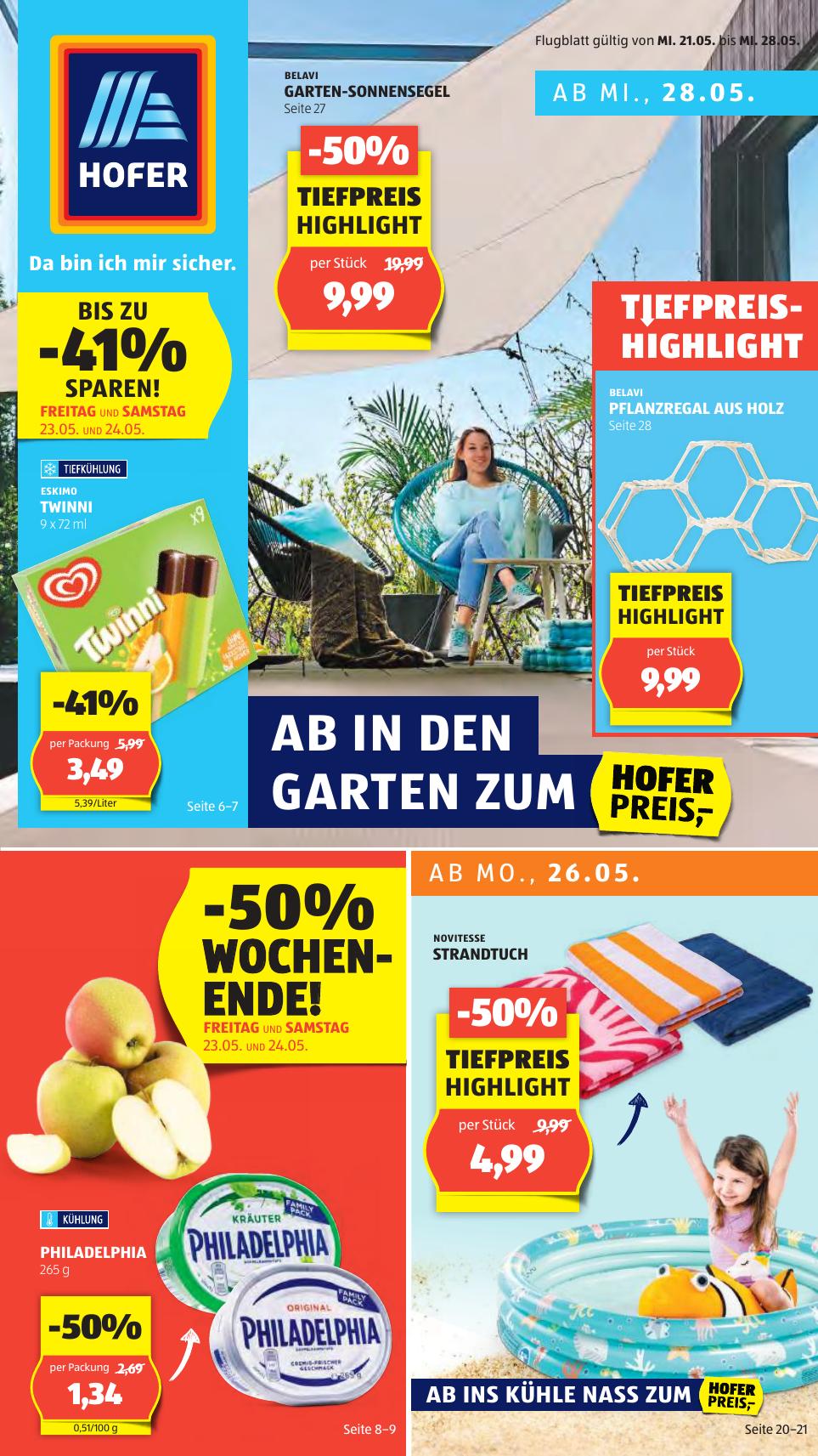 Hofer flyer page