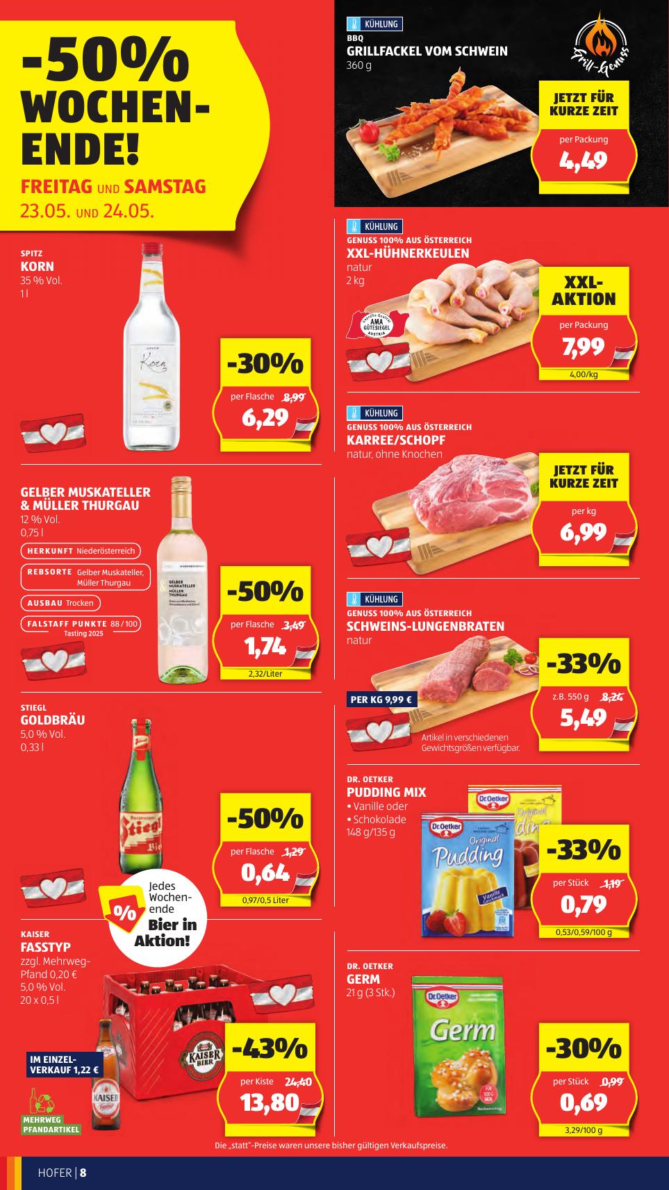 Hofer flyer page
