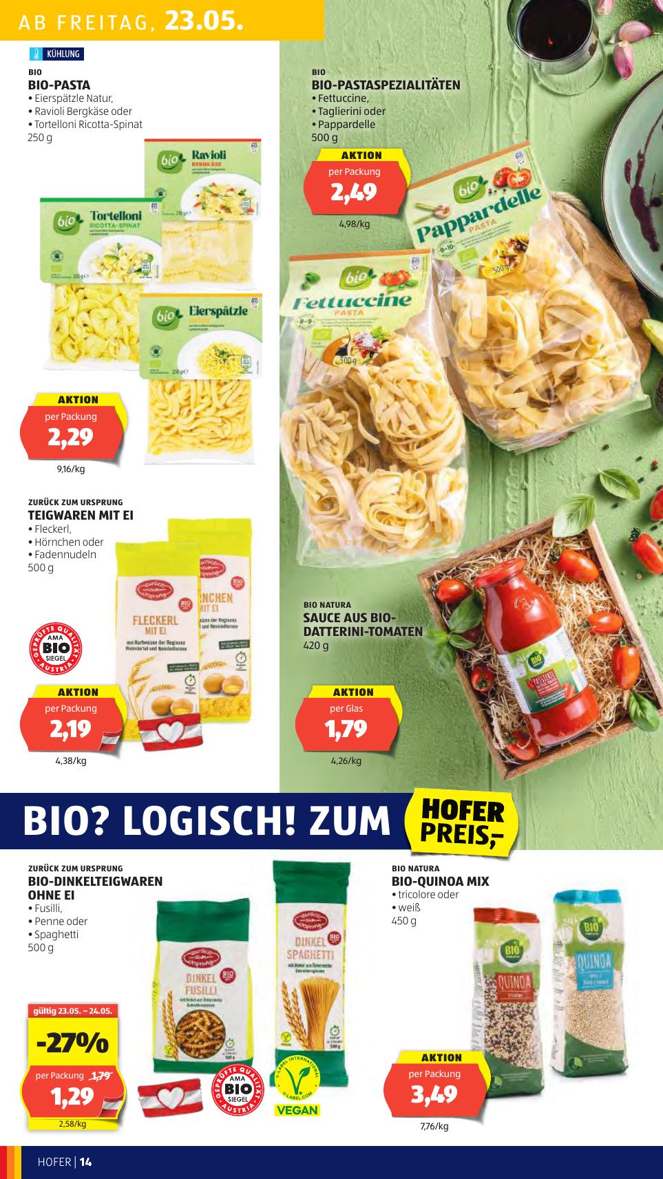 Hofer flyer page