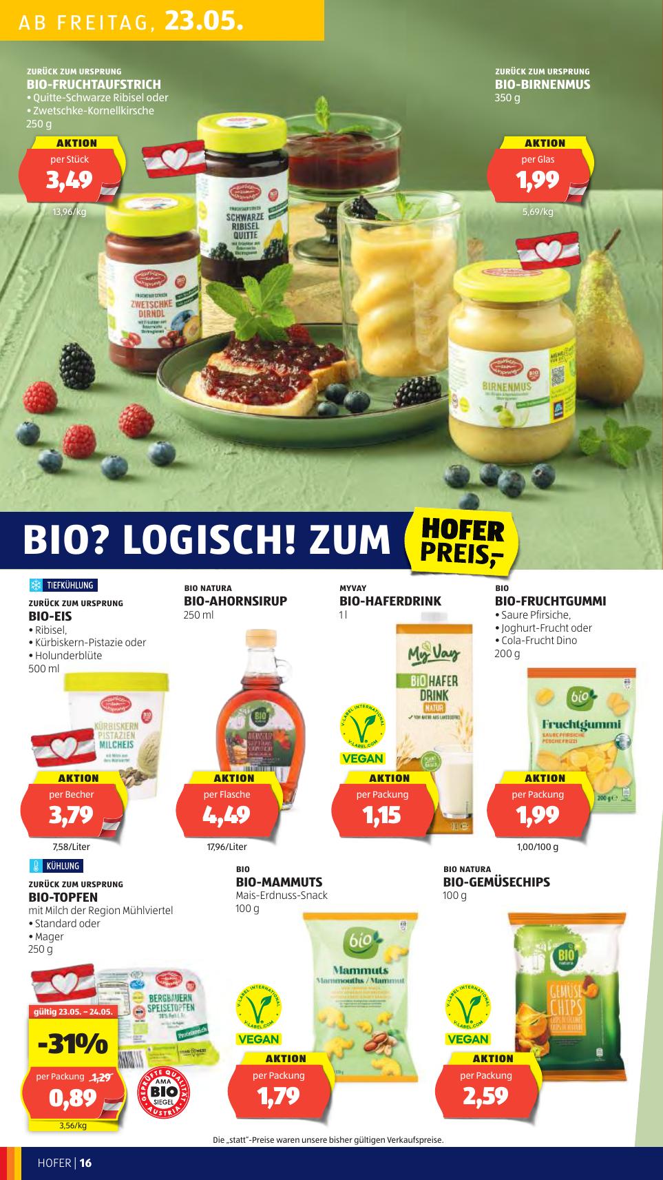 Hofer flyer page