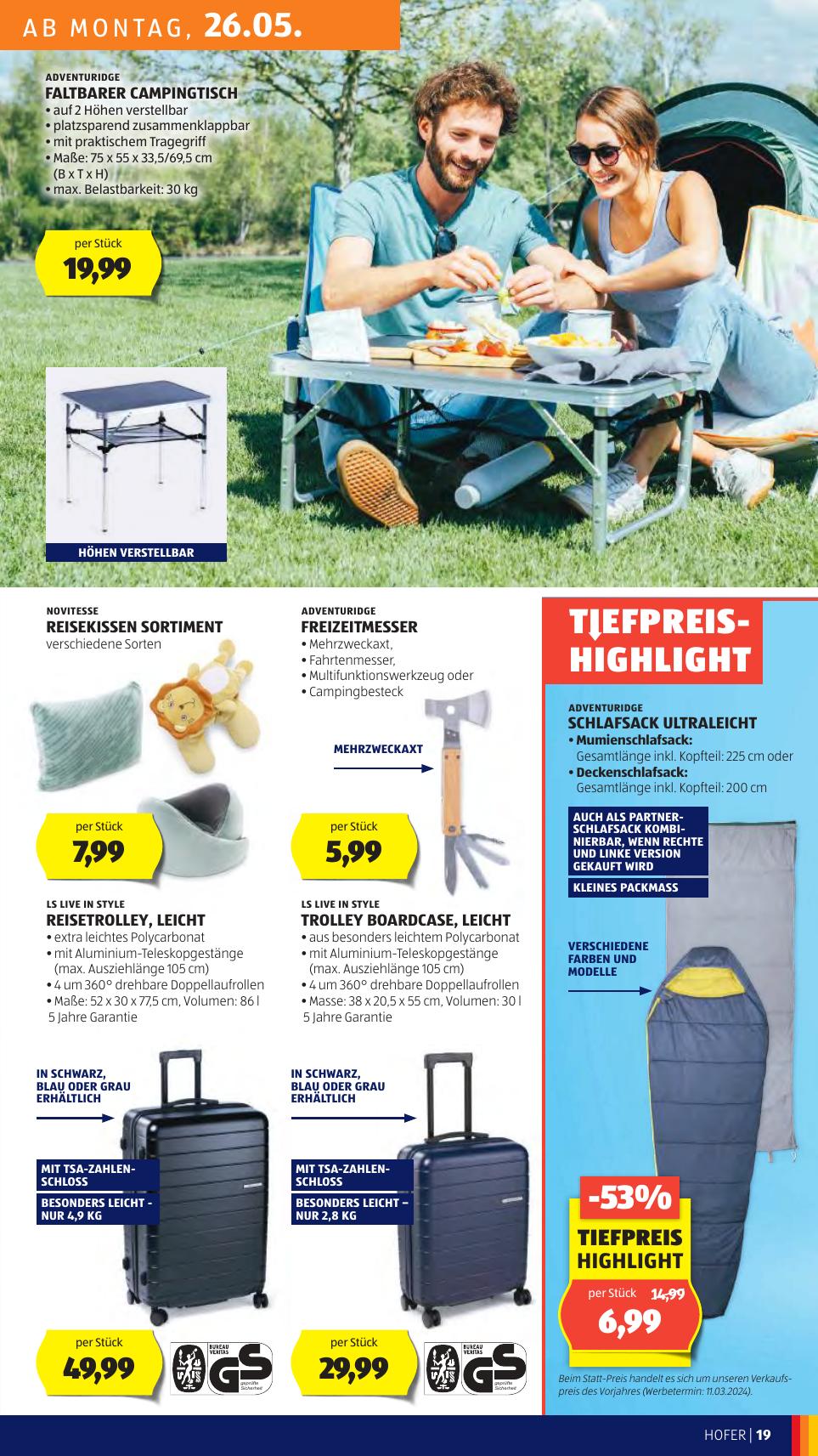 Hofer flyer page