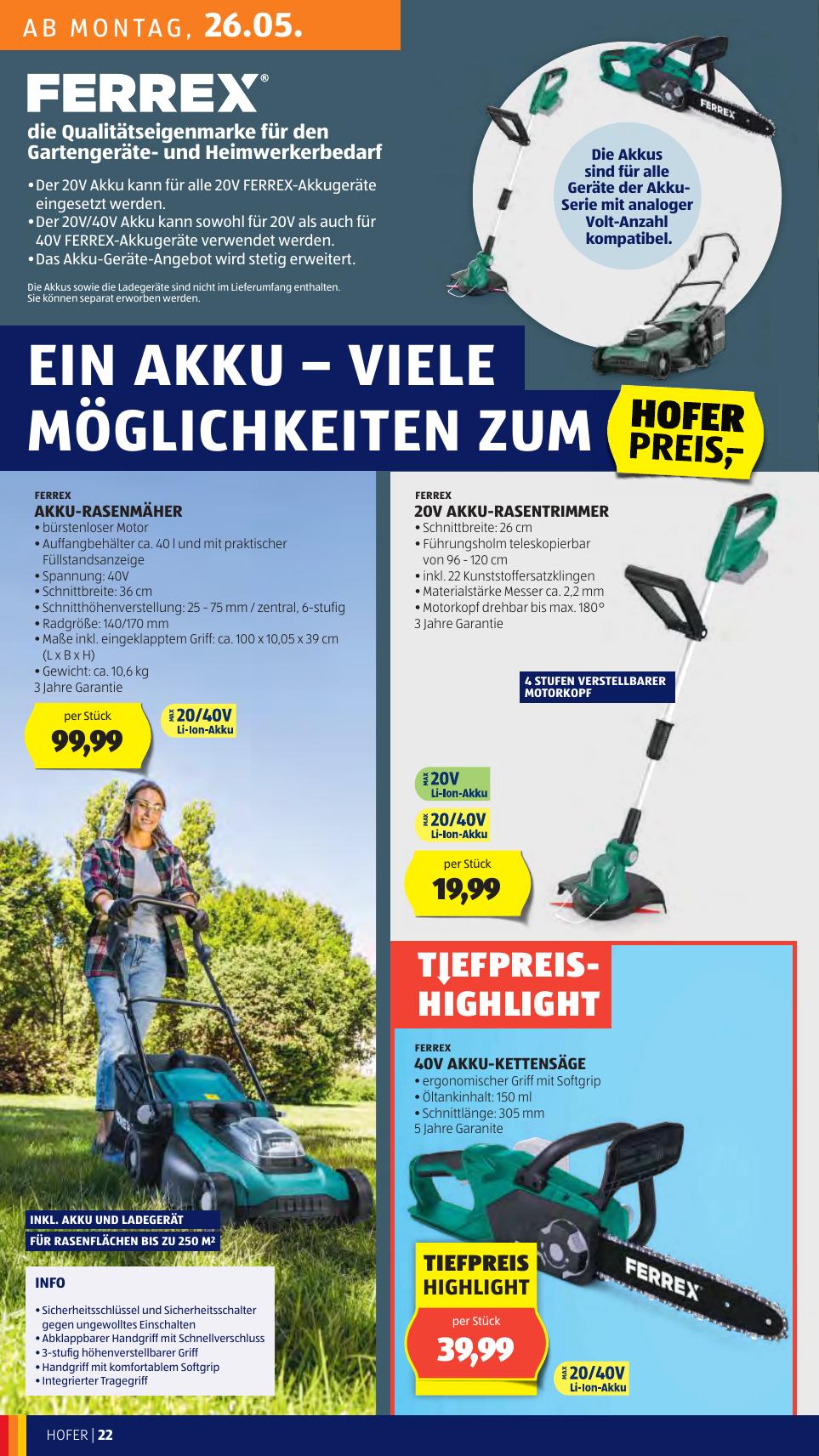 Hofer flyer page