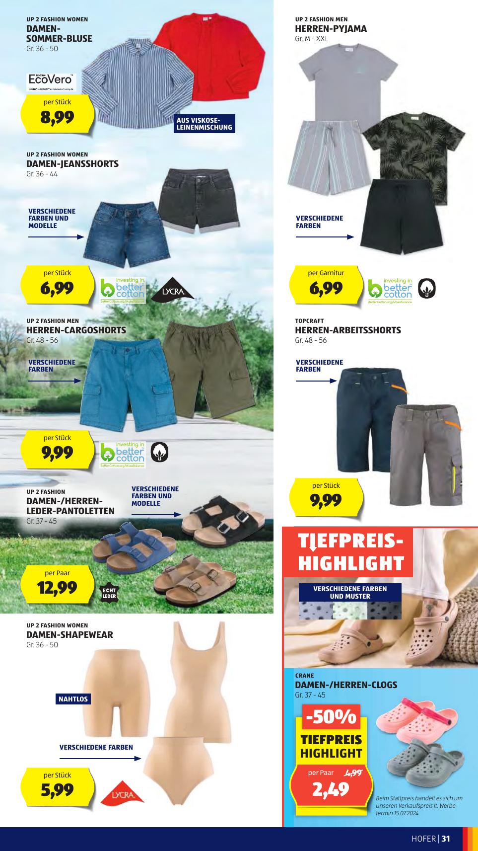 Hofer flyer page