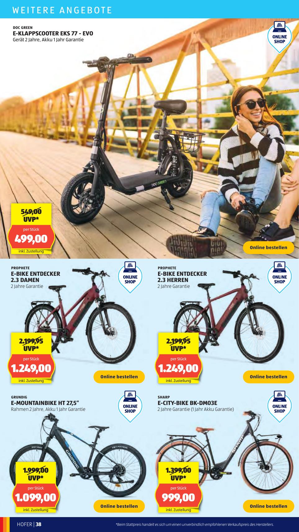 Hofer flyer page