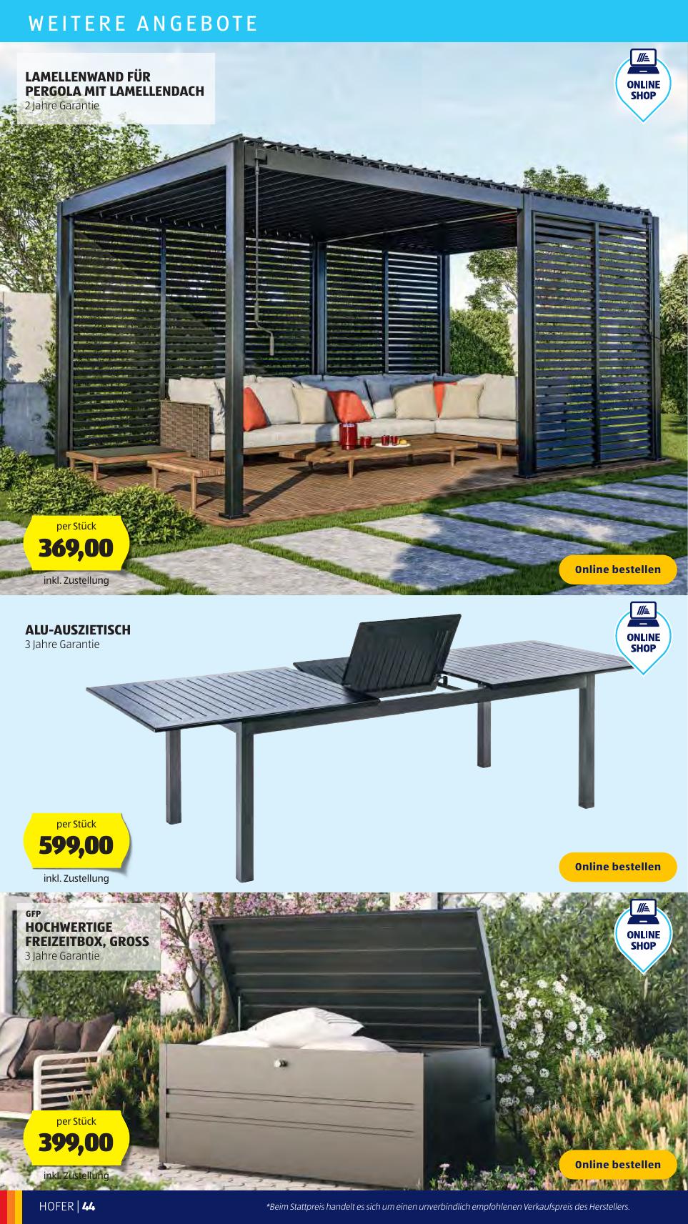 Hofer flyer page