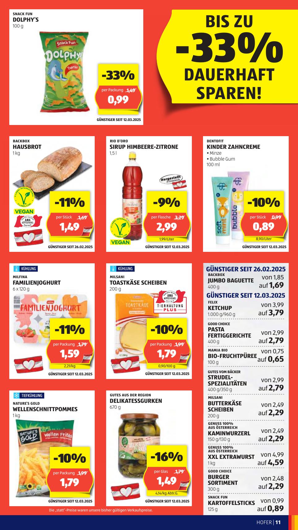 Hofer flyer page