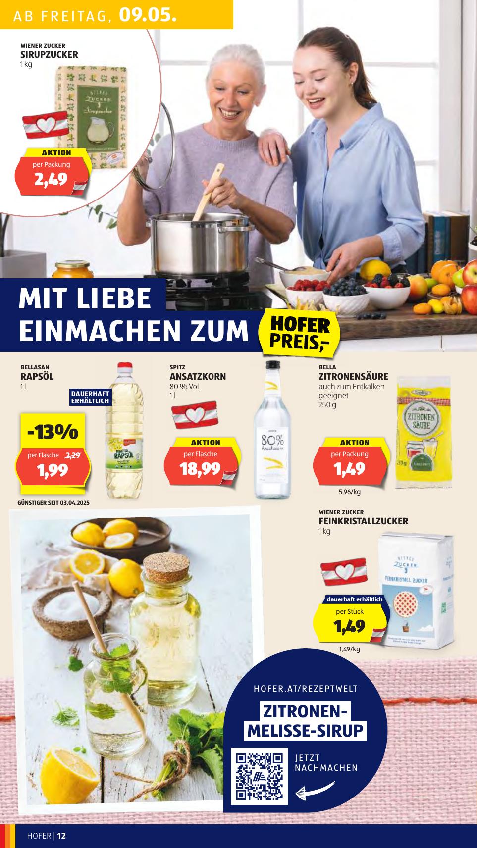 Hofer flyer page