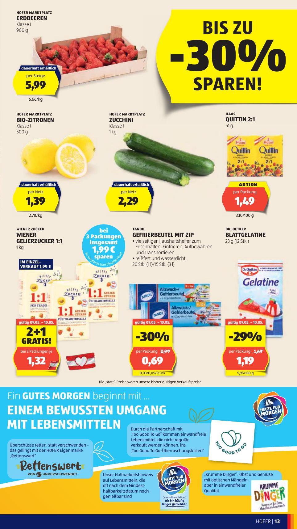 Hofer flyer page