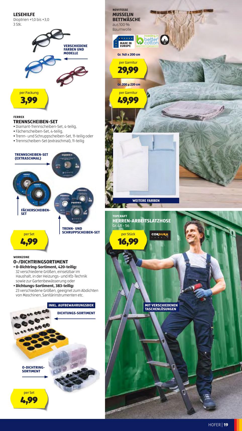 Hofer flyer page