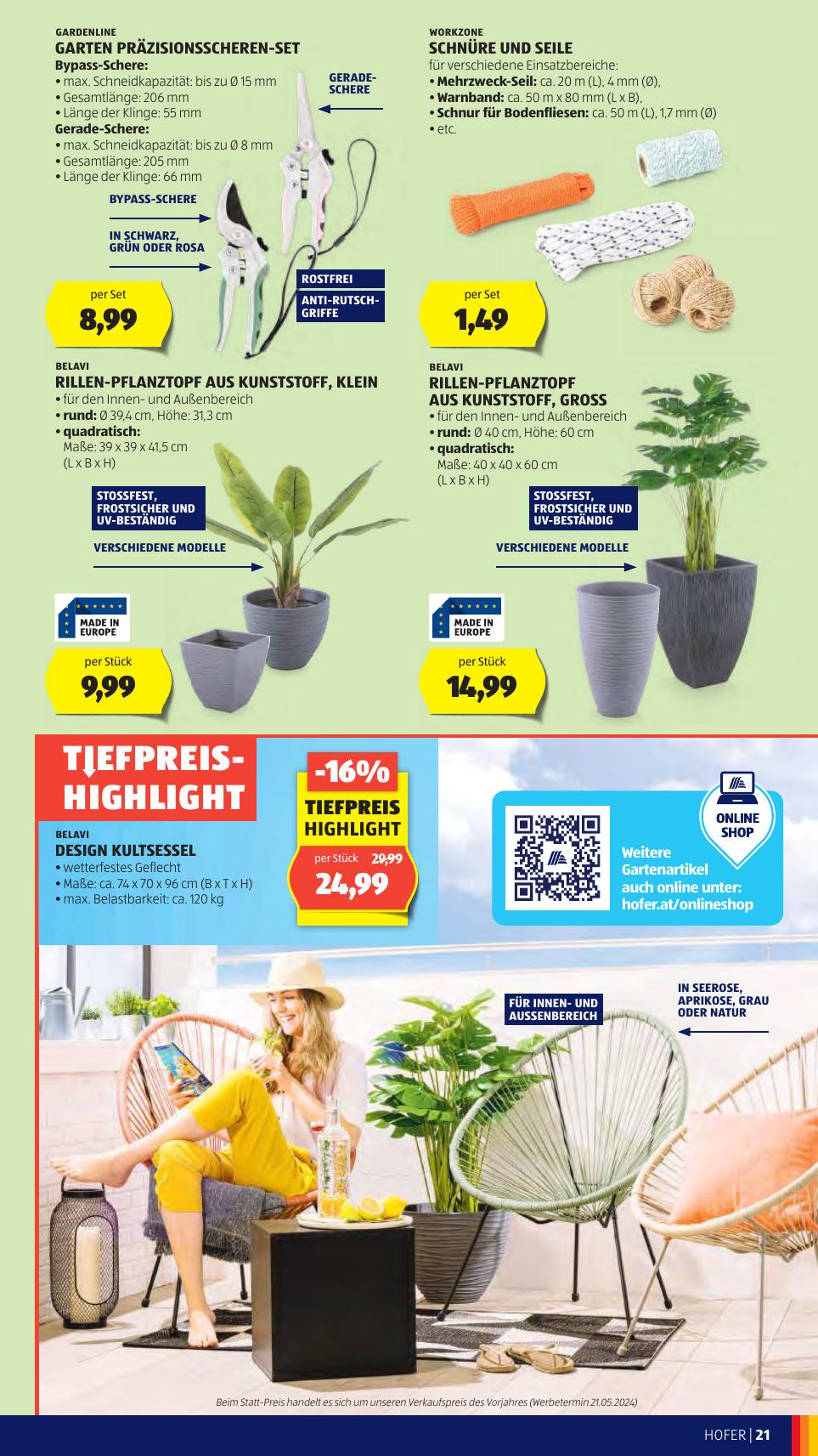 Hofer flyer page
