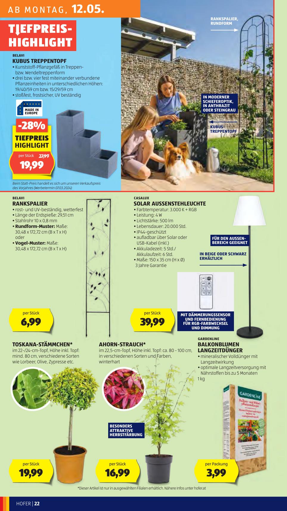 Hofer flyer page