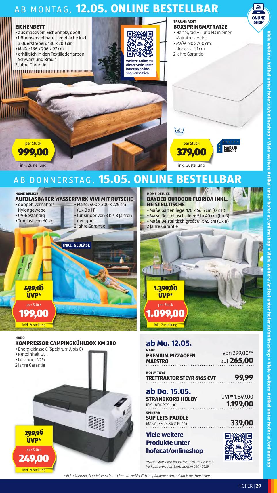 Hofer flyer page