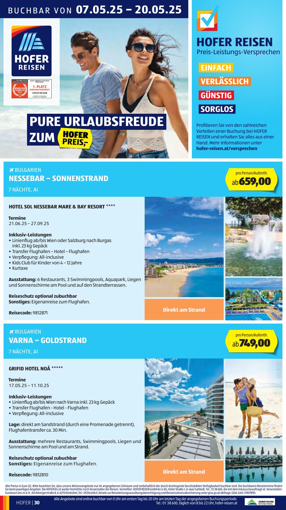 Hofer flyer page