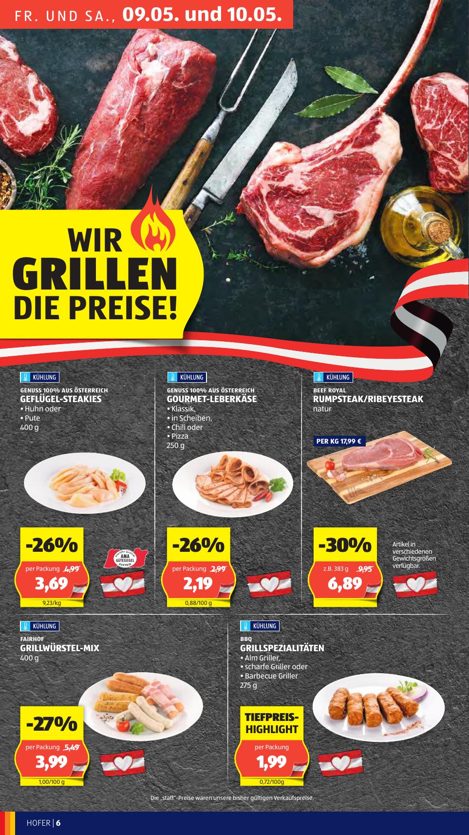 Hofer flyer page