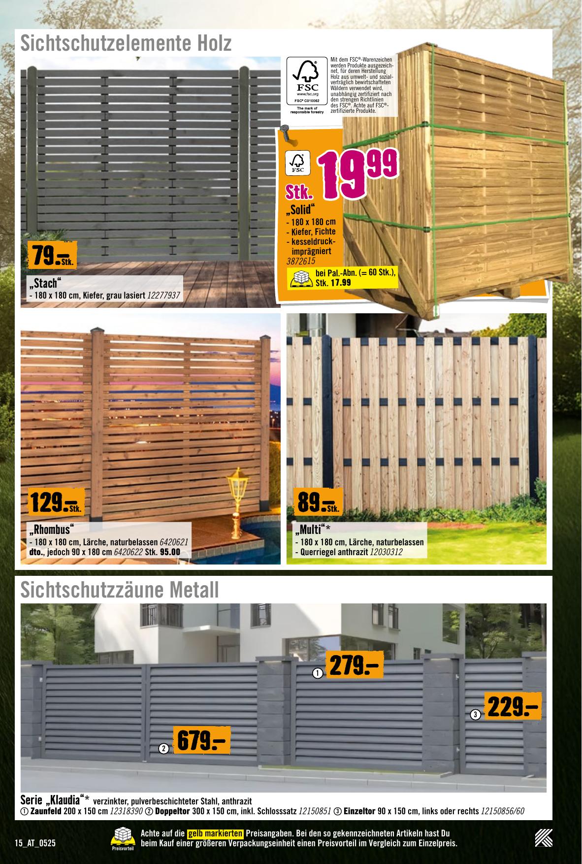 Hornbach flyer page